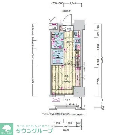プレサンス高畑ルミアの物件間取画像